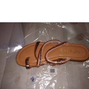 Mariella Sandals Gliterry Bronze 8